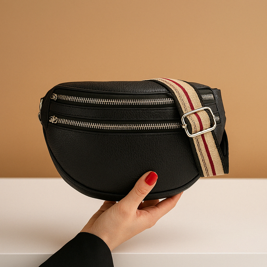 Brigitte™ | Tasche mit doppeltem Reißverschluss