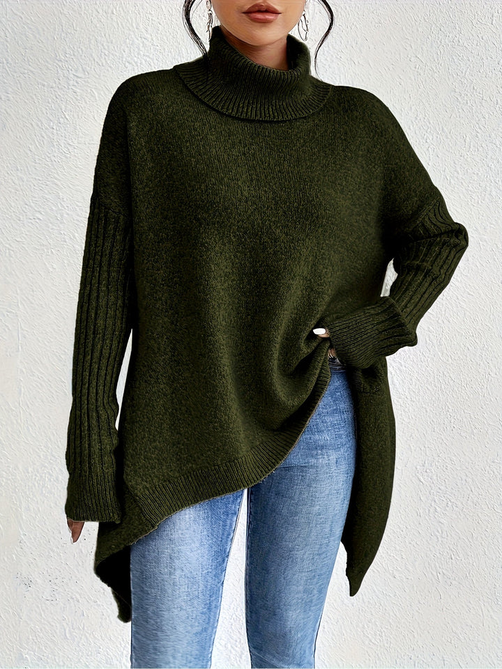 Isla - Oversized Rollkragenpullover