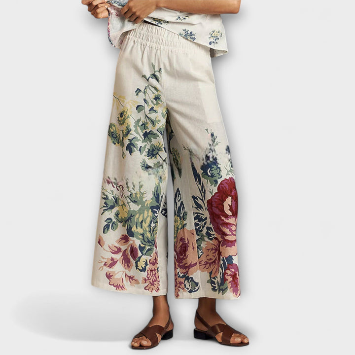 Indigo – Sommer Blumenmuster Set