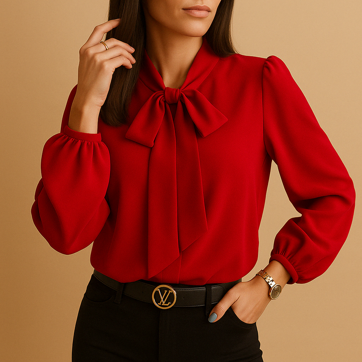 Léandre™ | Bluse mit Knotendetail