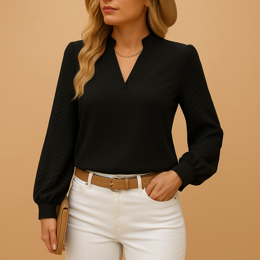 Salomée™ | Chic V-Ausschnitt Top