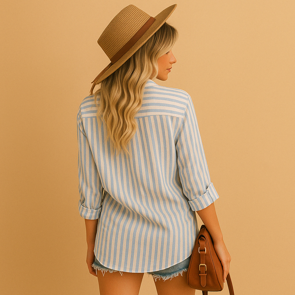 Solange™ | Elegante gestreifte Bluse