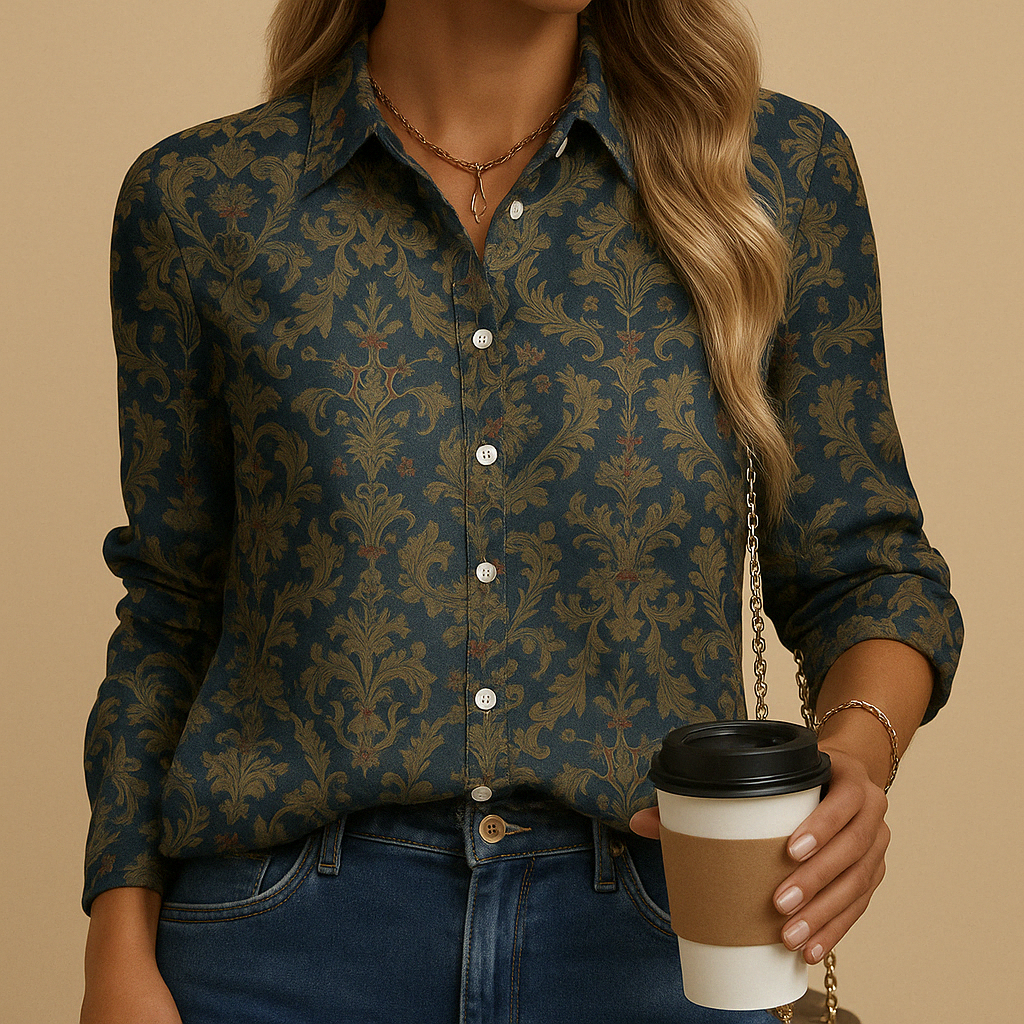 Lauriane™ | Taillierte Herbstbluse