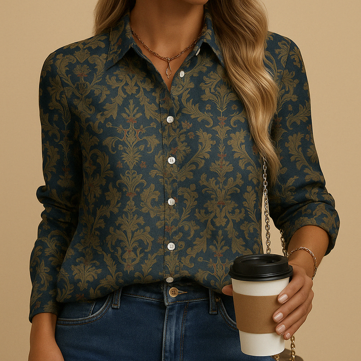 Lauriane™ | Taillierte Herbstbluse