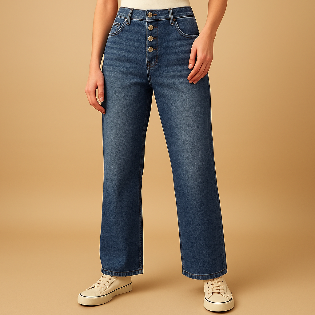 Valentine™ | Hohe Taille Jeans Loose