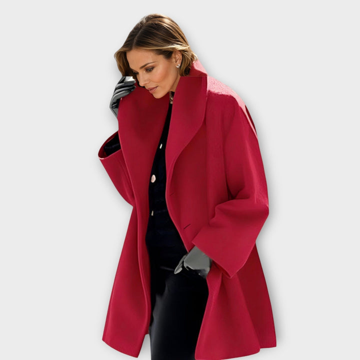 Emma - Premium Winddichter Wollmantel
