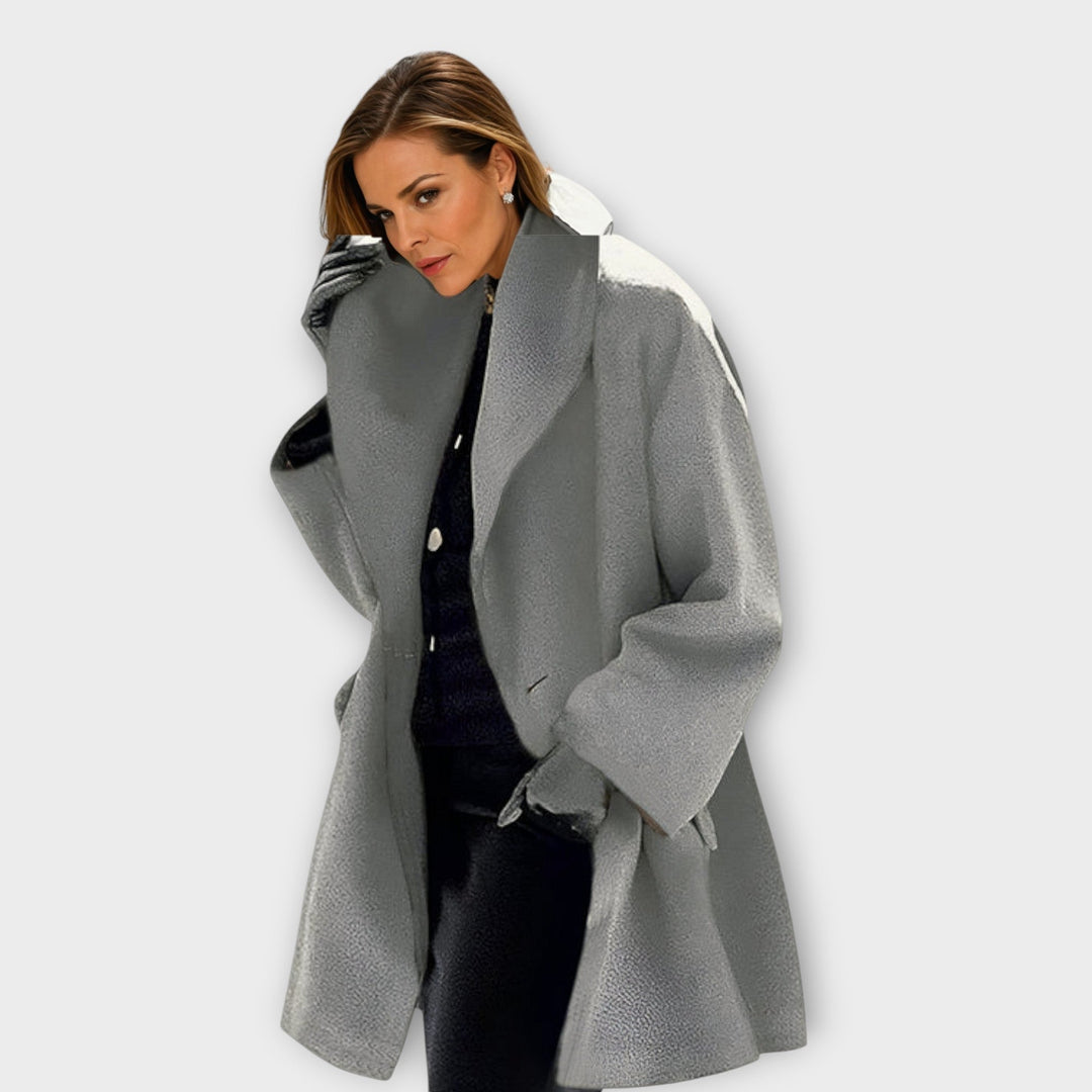 Emma - Premium Winddichter Wollmantel