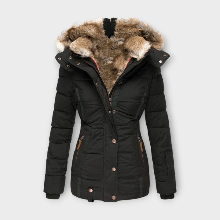 Emine – Gemütliche Jacke mit Kunstfellfutter