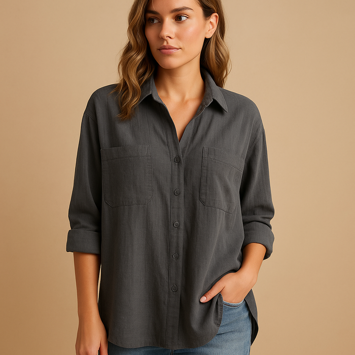Séverine™ | Bluse mit langen Ärmeln Chic