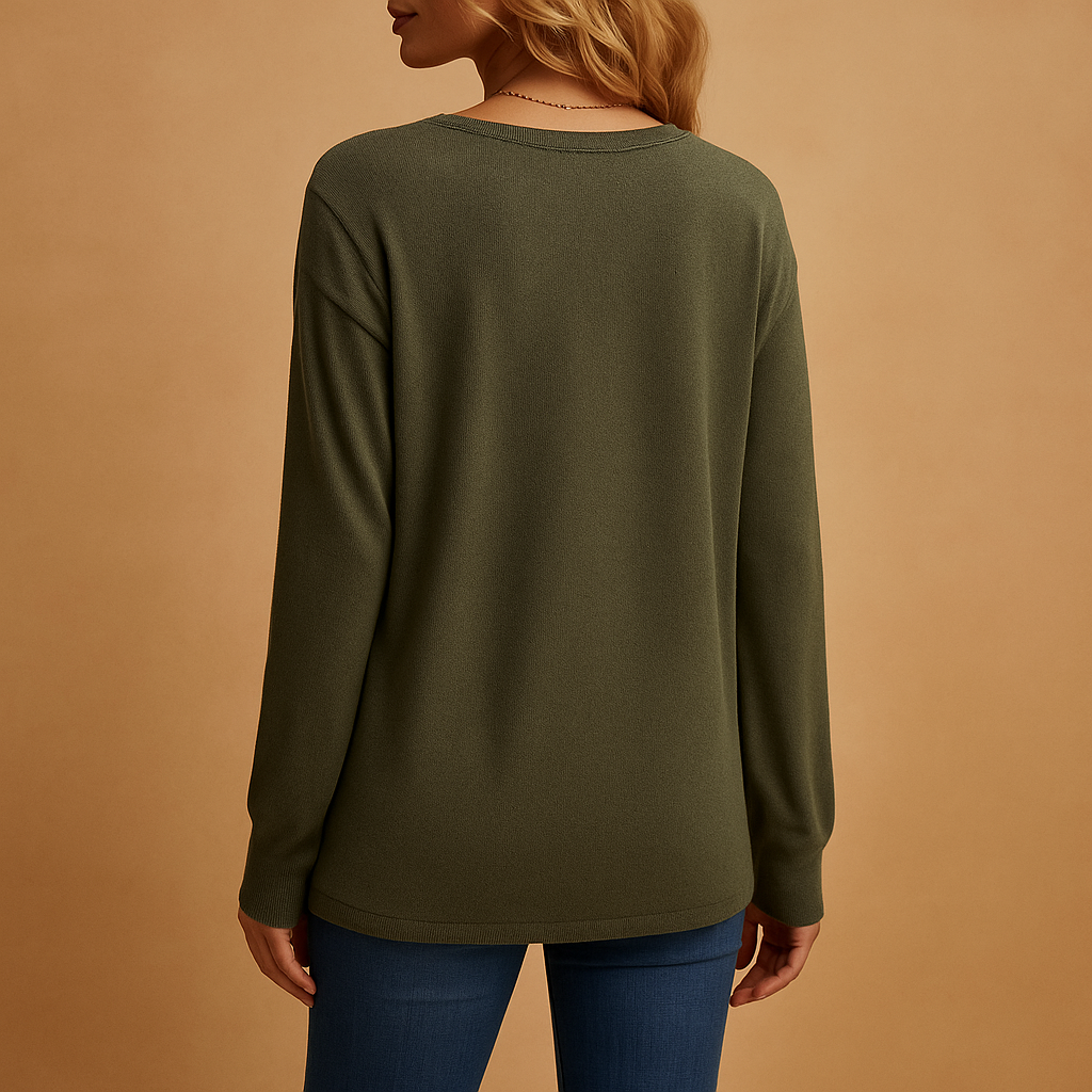Cassandre™ | Fließende Bluse mit Knöpfen