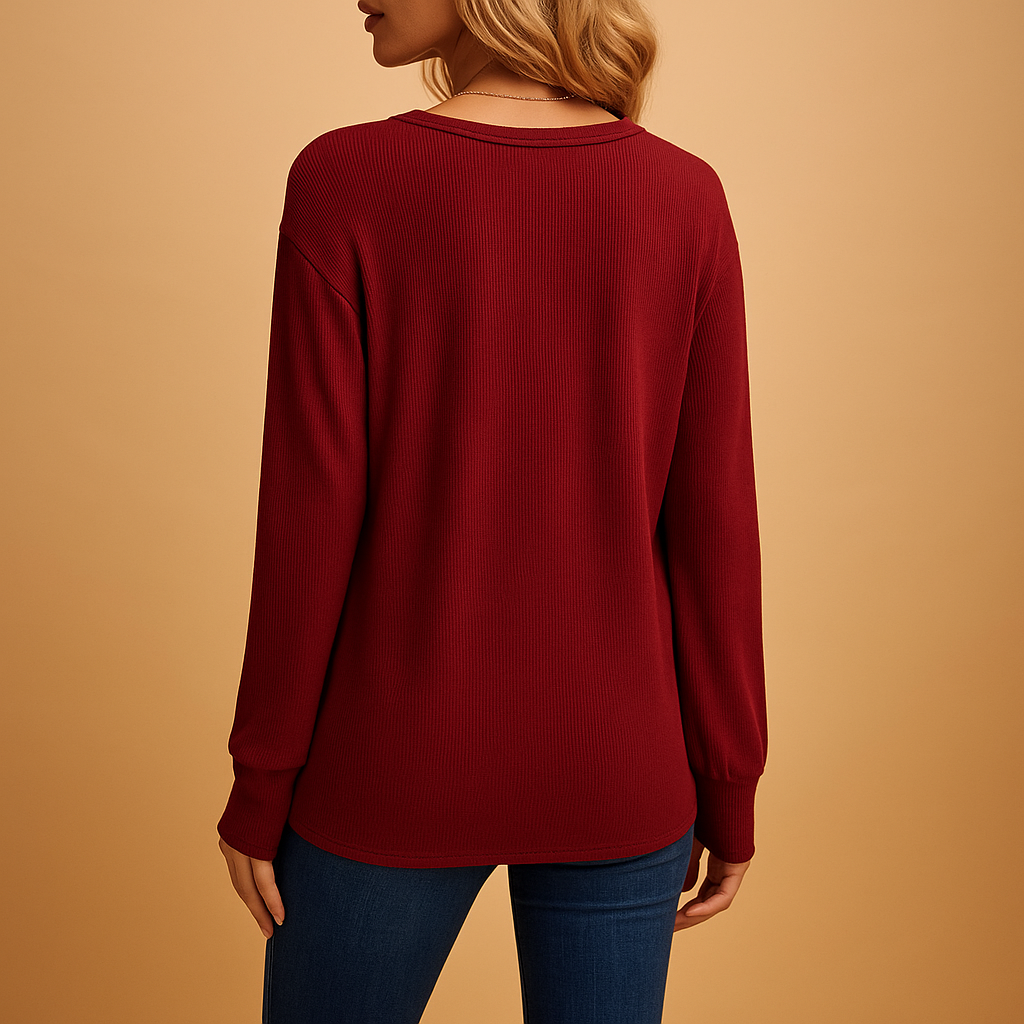 Cassandre™ | Fließende Bluse mit Knöpfen