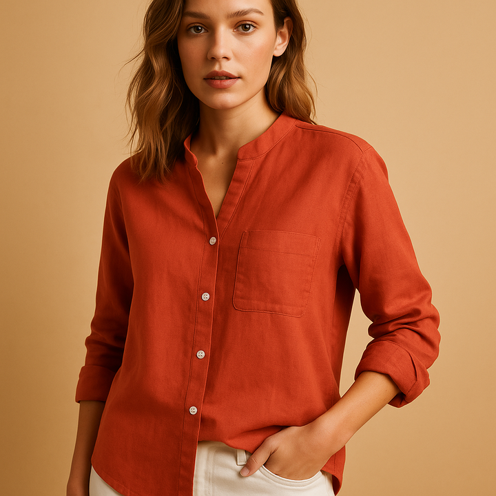 Noémie™ | Bluse Klassischer Kragen