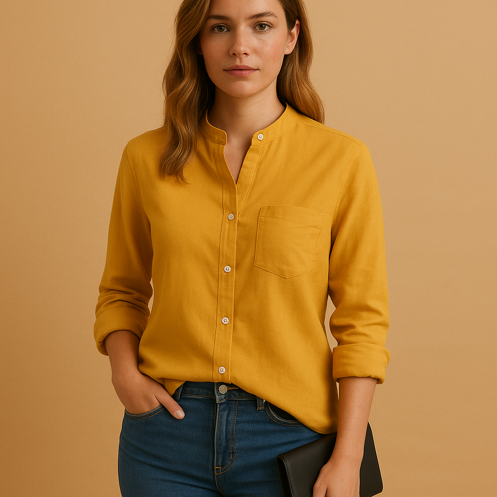 Noémie™ | Bluse Klassischer Kragen