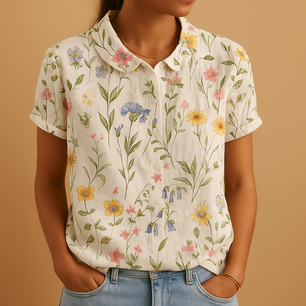 Séraphine™ | Florale Relax Bluse