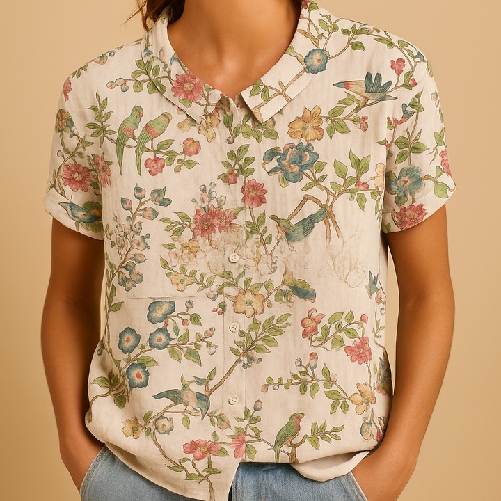 Séraphine™ | Florale Relax Bluse