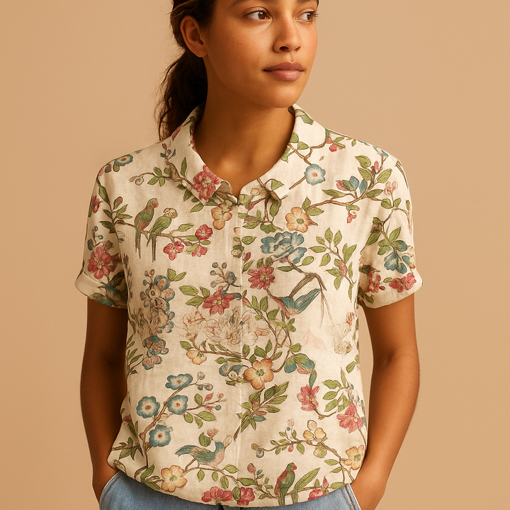 Séraphine™ | Florale Relax Bluse