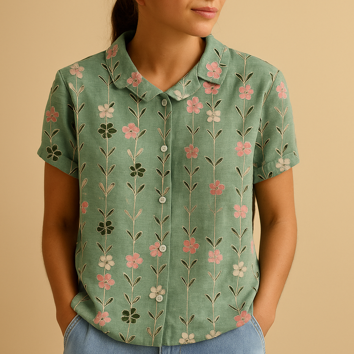 Séraphine™ | Florale Relax Bluse
