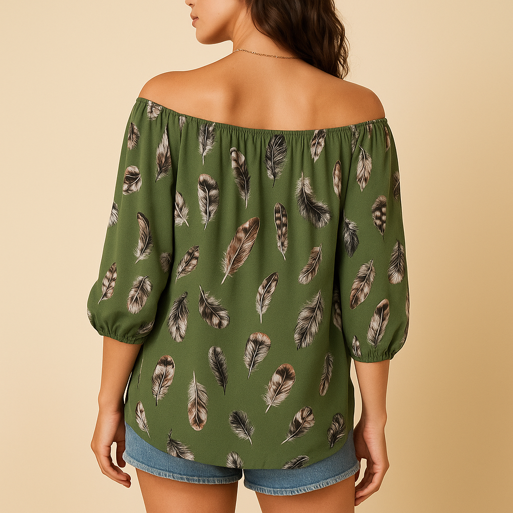 Noéline™ | Bluse Federn V