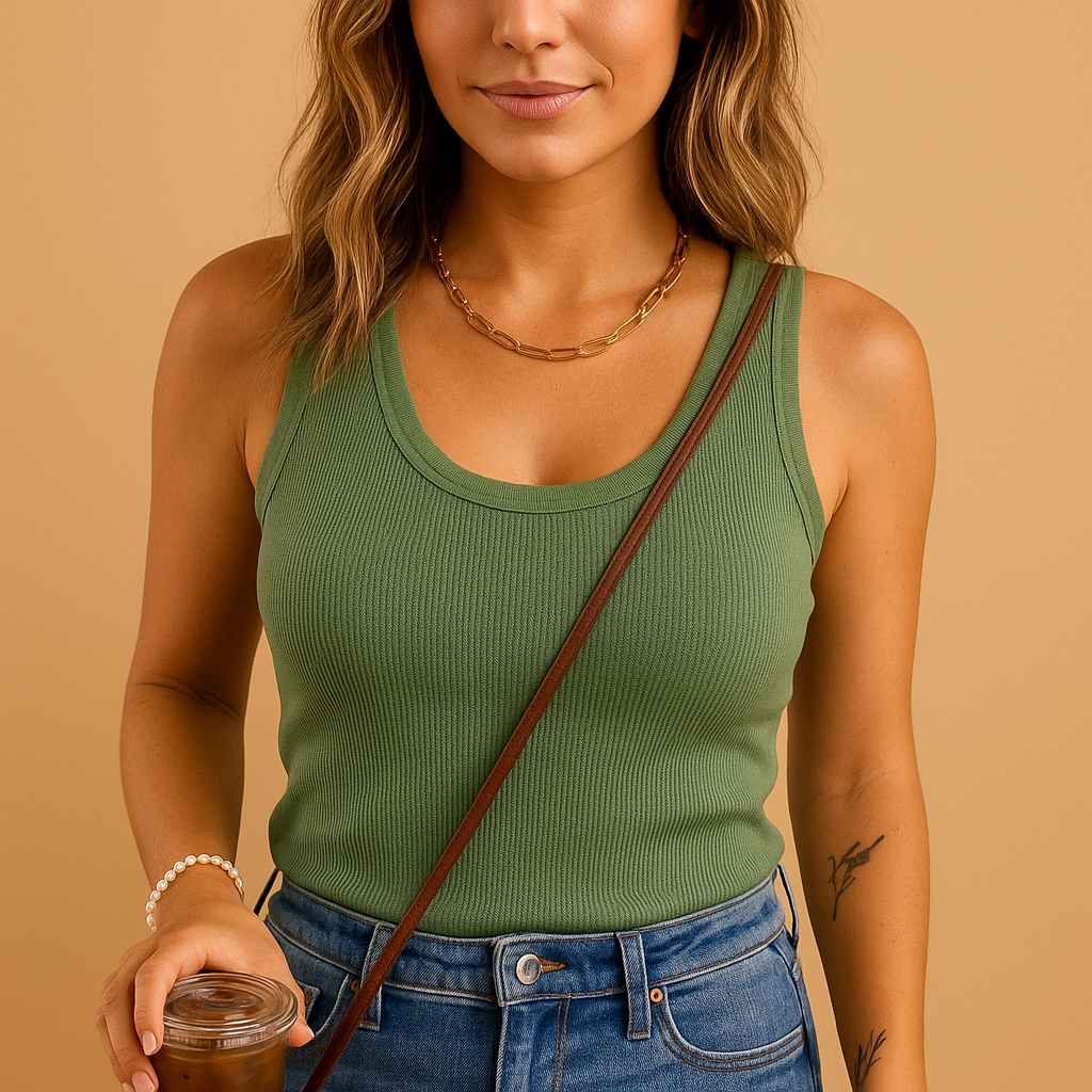 Clarisse™ | U-Ausschnitt Tanktop