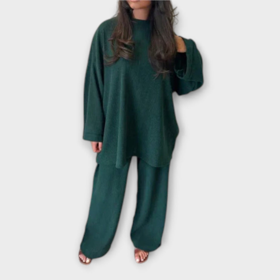 Ingrid - Plus Size Set - Gerippter Stil