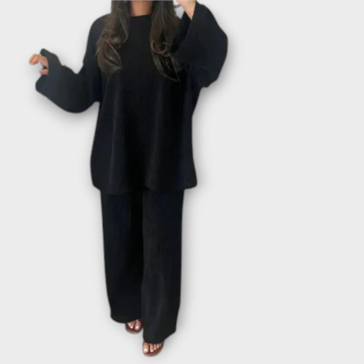 Ingrid - Plus Size Set - Gerippter Stil