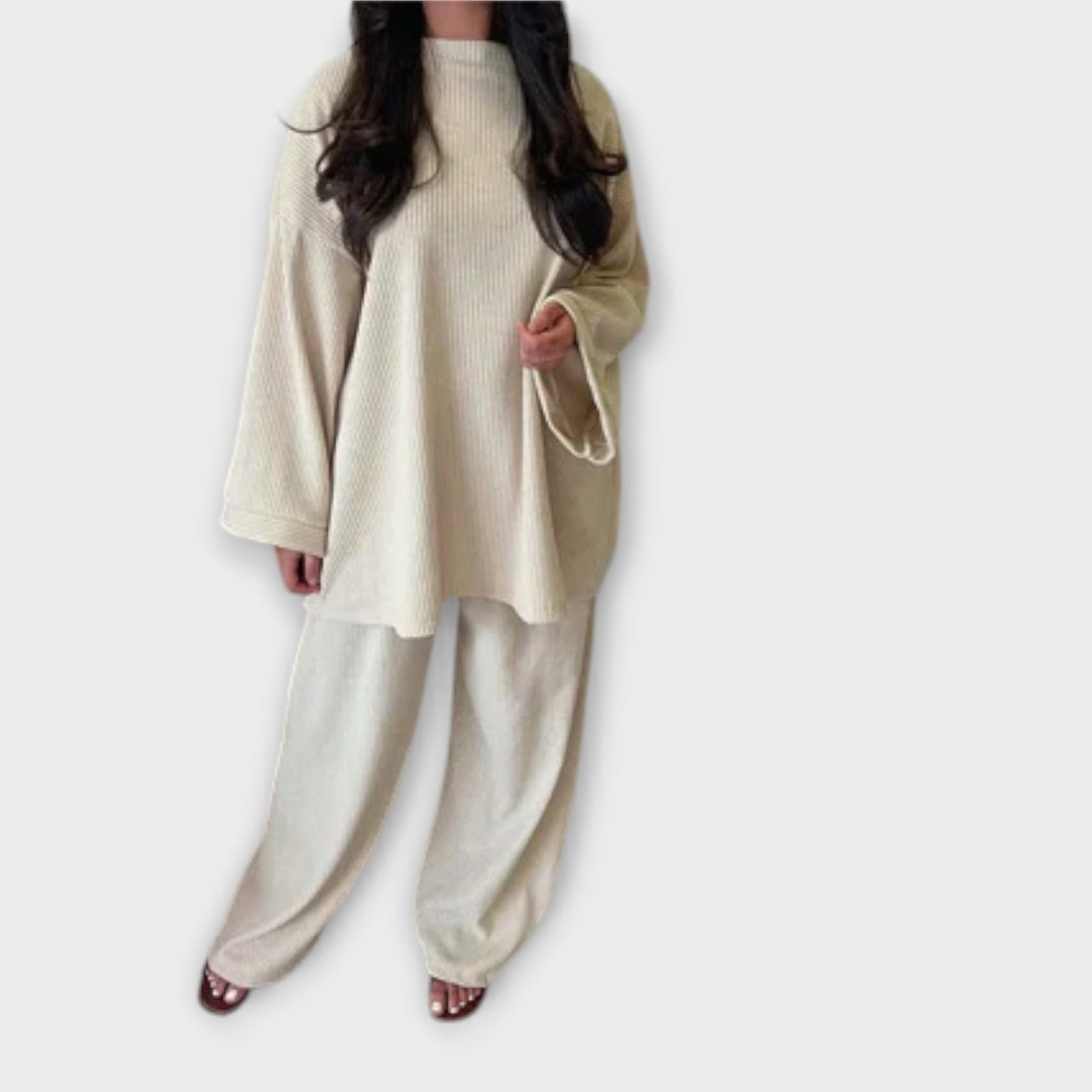 Ingrid - Plus Size Set - Gerippter Stil