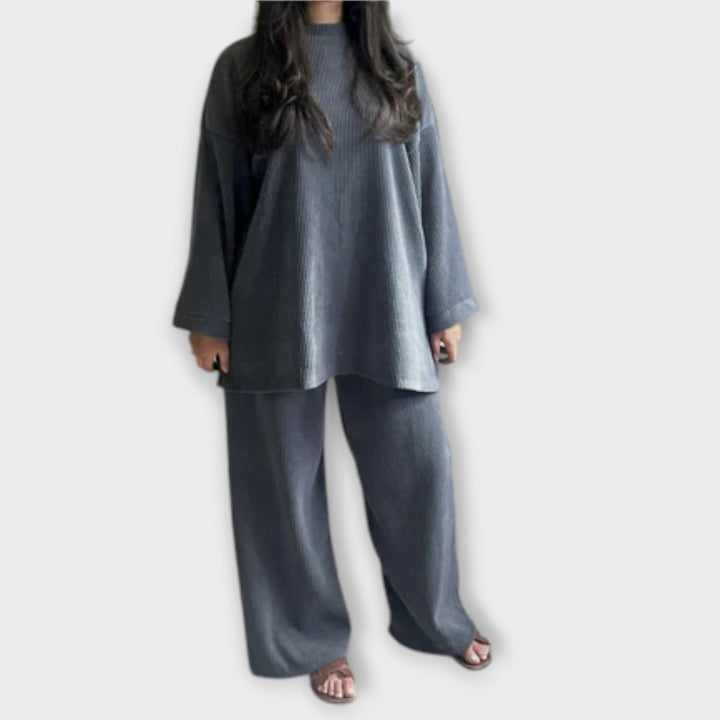 Ingrid - Plus Size Set - Gerippter Stil