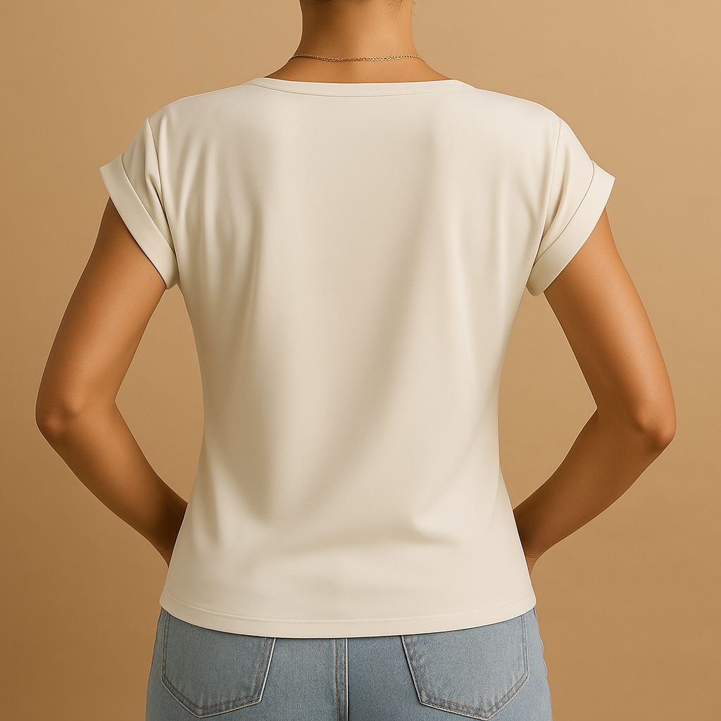 Roseline™ | Bluse mit tailliertem V-Ausschnitt
