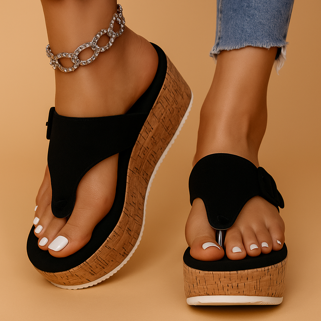 Fabienne™ | Plateau Sandalen