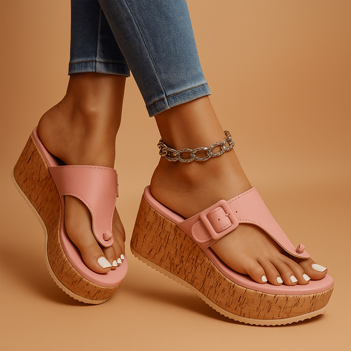Fabienne™ | Plateau Sandalen